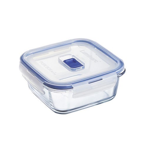 HERMETICO CUADRADO LUMINARC PURE BOX ACTIVE 0.76L